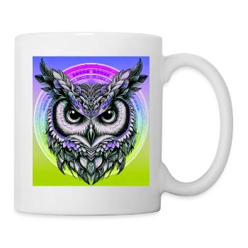 Eule - Tasse - Weiß - Rechts