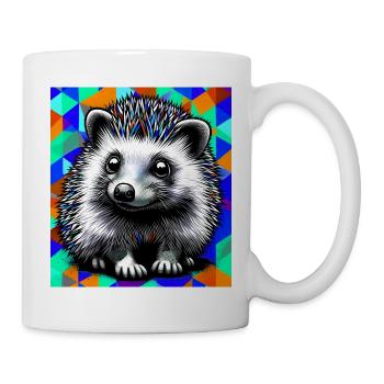 hedgehog - Mug - white - Right
