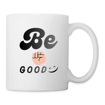 Be Good Fist Logo Retro Vibe - Mug - white - Right