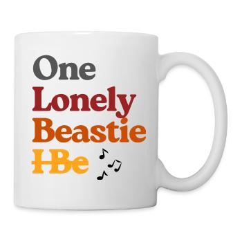 Ein einsames Biest-Tee Art - Tasse - Weiß - Rechts