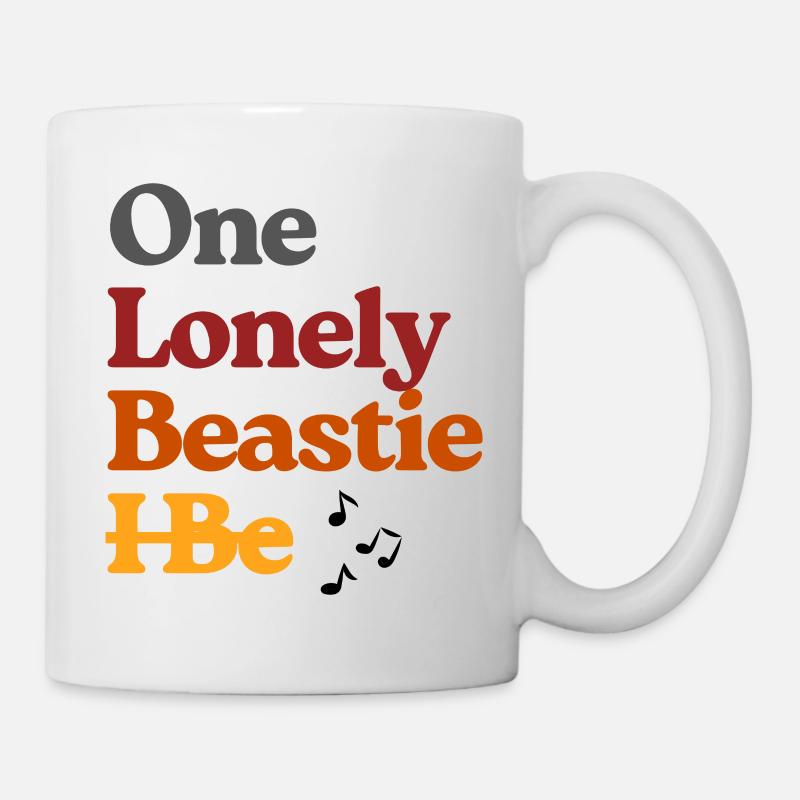 One Lonely Beastie Tee Art - Mug - white