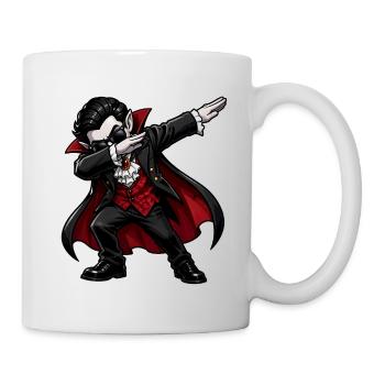 Dabbing Vampir - Tasse - Weiß - Rechts
