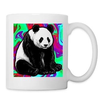 panda - Mug blanc - blanc - Droite
