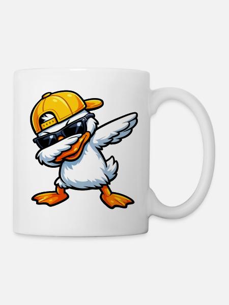 Dabbing Duck - Tasse - Weiß