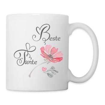 Meilleure tante - Mug blanc - blanc - Droite