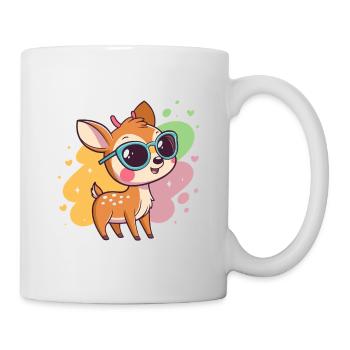 Fawn Pastel Glasses - Mug - white - Right