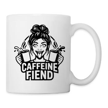 Caffeine Fiend - Tasse - Weiß - Rechts