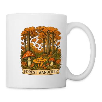 Waldwanderer Herbstpfad - Tasse - Weiß - Rechts