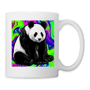 panda - Mug blanc - blanc - Droite