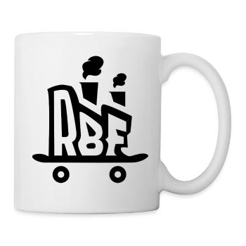 Roller Board Factory Logo Black - Mug - white - Right