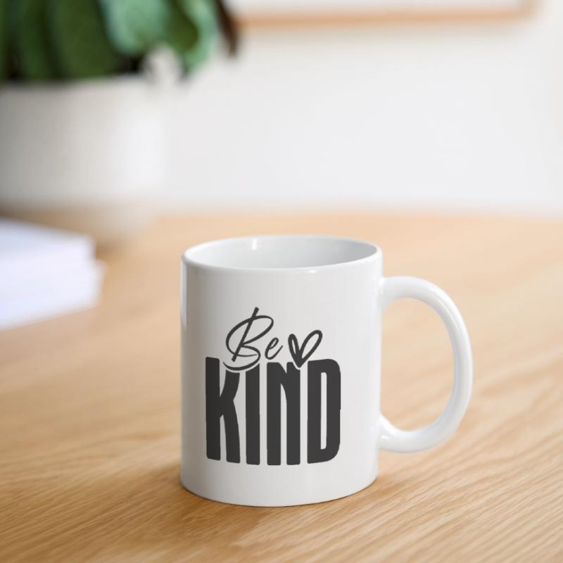 Be Kind Bold Script Overlay Mug