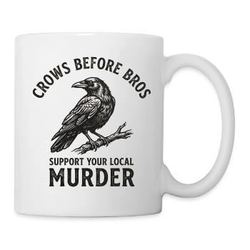 Crows Before Brothers – Support Your Local Mordk - Mug - white - Right