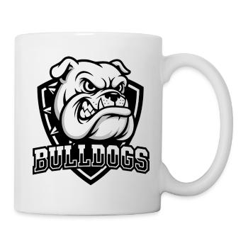 Bulldog Fury Crest Tee - Tasse - Weiß - Rechts
