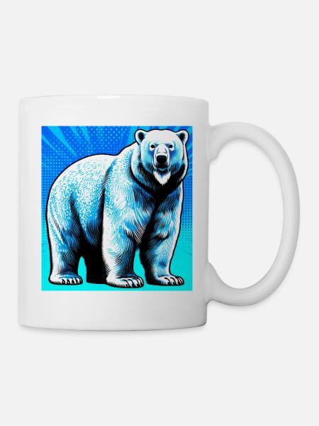 Eisbär - Tasse - Weiß