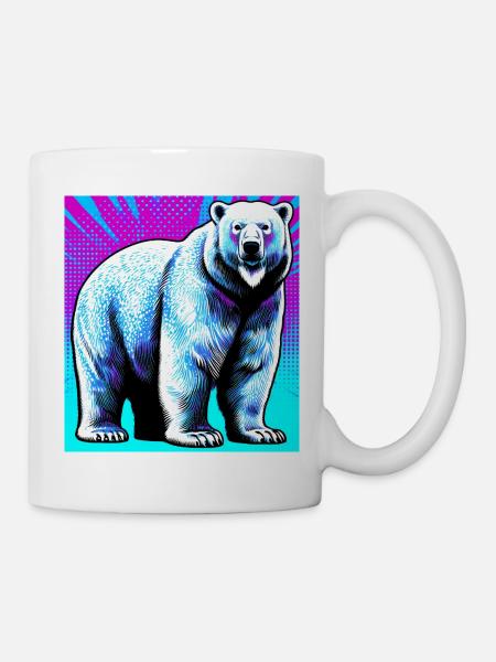 Eisbär - Tasse - Weiß