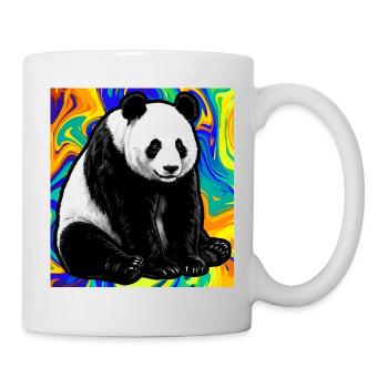 panda - Mug blanc - blanc - Droite