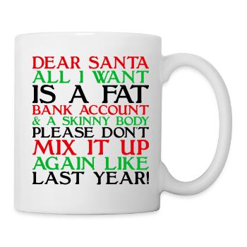 Dear Santa - Mug - white - Right
