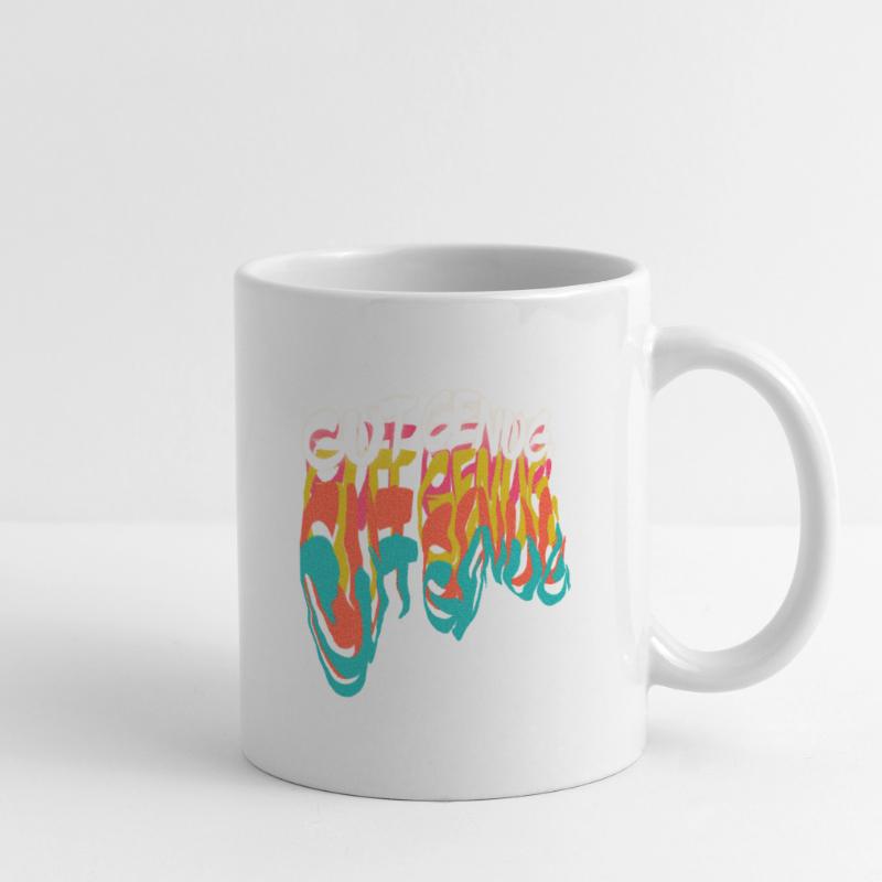 Buntes Graffiti Statement Tasse