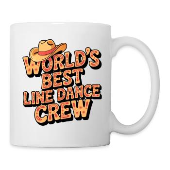 Weltbeste Line-Dance Crew - Tasse - Weiß - Rechts