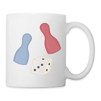 Pastel Cube & Tiller Design - Mug - white - Right