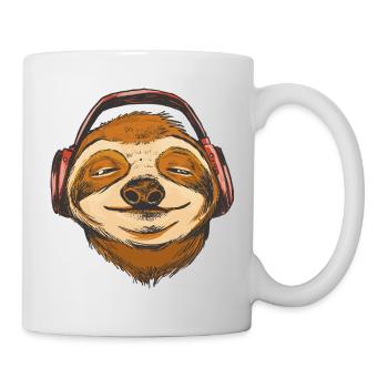 Gamer Faultier - Tasse - Weiß - Rechts