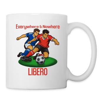 Ballduell Libero: Everywhere & Nowhere - Tasse - Weiß - Rechts