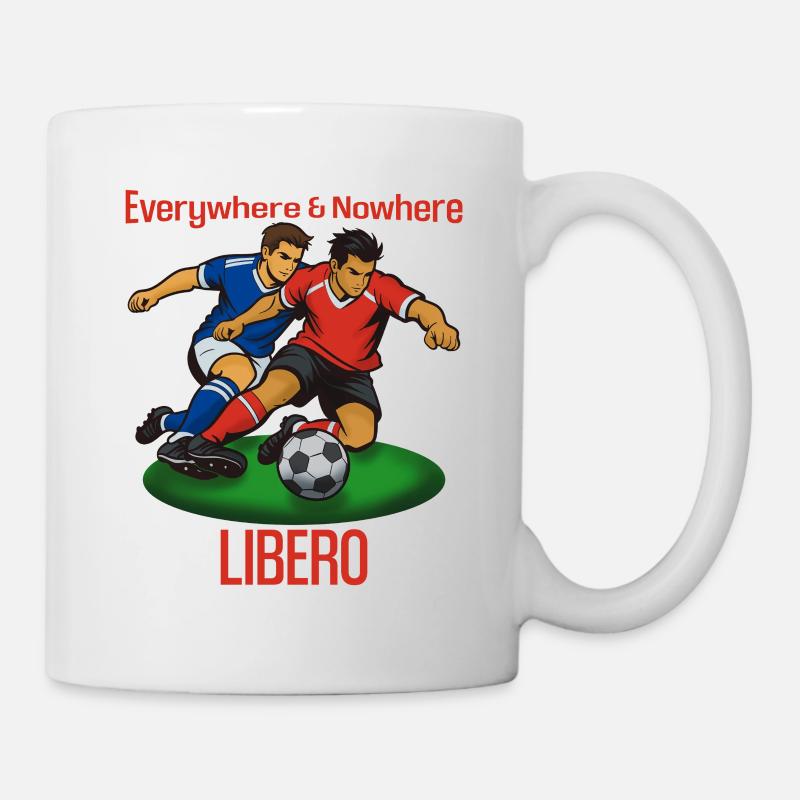 Duel Ball Libero : Partout & Nulle part - Mug blanc - blanc