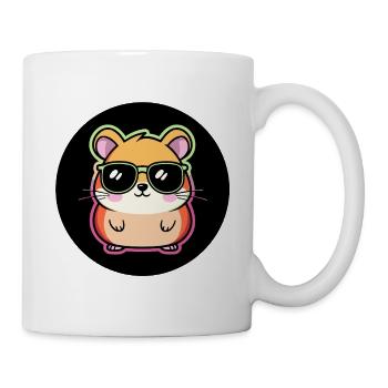 Hamster fashion lunettes soleil - Mug blanc - blanc - Droite