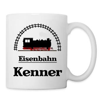 Eisenbahn Kenner - Tasse - Weiß - Rechts