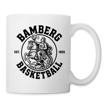 Bamberg Basketball Vintage Retro Design - Tasse - Weiß - Rechts