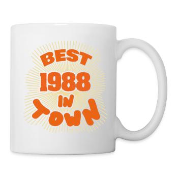 Best 1988 in You Retro Burst - Tasse - Weiß - Rechts