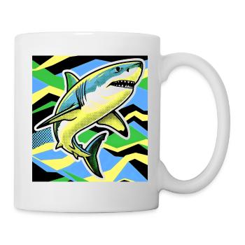 Hai - Tasse - Weiß - Rechts