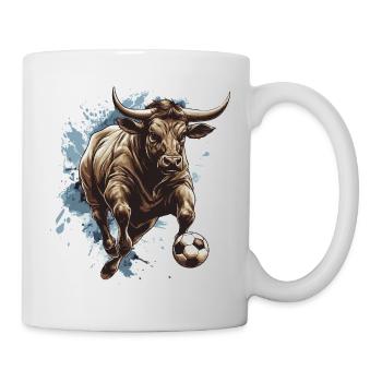 Bulle Fussball Team Taurus - Tasse - Weiß - Rechts