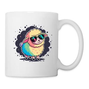 Sheep Rainbow Glasses - Mug - white - Right