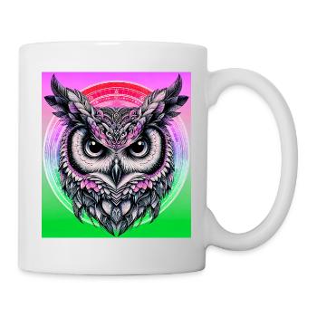 Eule - Tasse - Weiß - Rechts