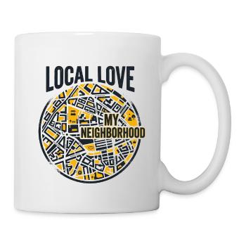 Amour local - Mug blanc - blanc - Droite