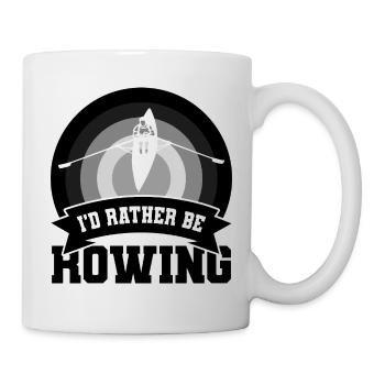 Blague sur les rameurs - Mug blanc - blanc - Droite
