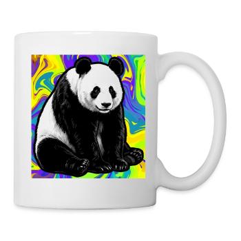 panda - Mug blanc - blanc - Droite