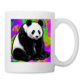 panda - Mug blanc - blanc - Droite