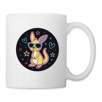 Neon Kangaroo Glasses - Mug - white - Right