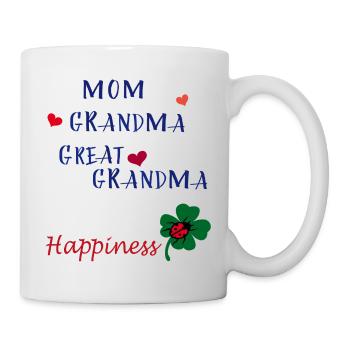 Mom - Tasse - Weiß - Rechts
