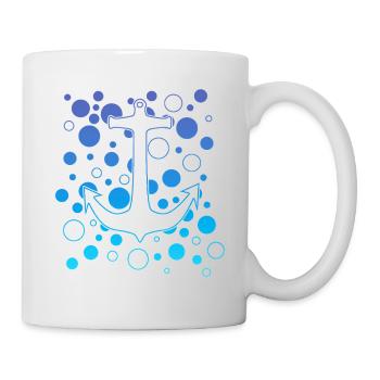 Ozeananker Blasen - Tasse - Weiß - Rechts