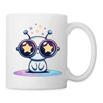 Starry glasses Alien - Mug - white - Right