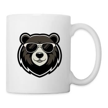 Urban Bear Dark Glasses - Mug - white - Right