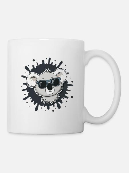 Koala Cool Splash Gläser - Tasse - Weiß