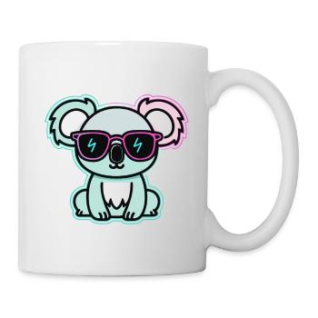 Koala-Neonbrillen - Tasse - Weiß - Rechts