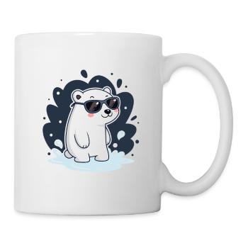 Polar Bear splash Goggles - Mug - white - Right