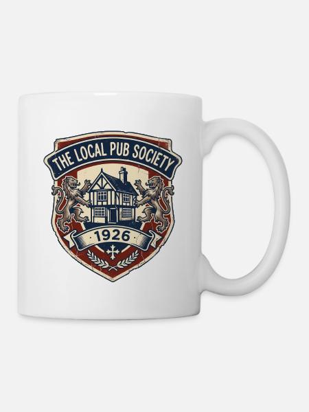 Pub Society - Tasse - Weiß
