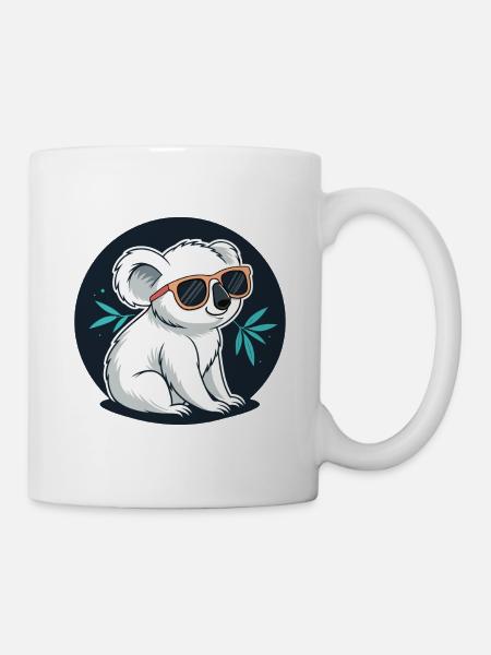 Koala-Chic-Sonnenbrillen - Tasse - Weiß