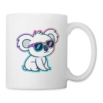 Koala-Neonbrillen - Tasse - Weiß - Rechts